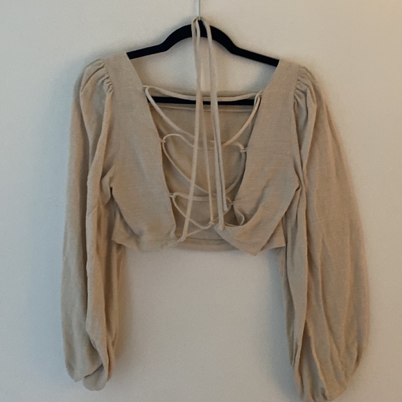 Zara tie back long sleeve - Picture 3 of 5